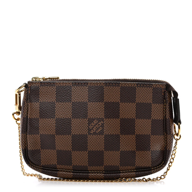 LOUIS VUITTON DAMIER EBENE MINI POCHETTE ACCESSORIES
