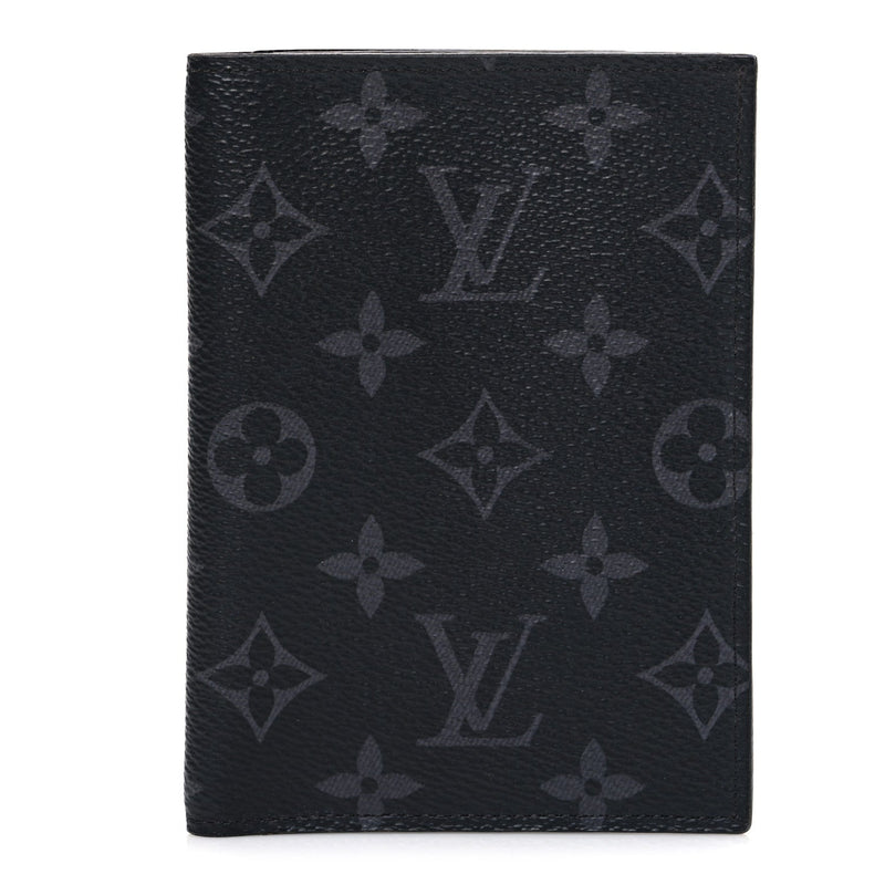 LOUIS VUITTON MONOGRAM ECLIPSE PASSPORT COVER