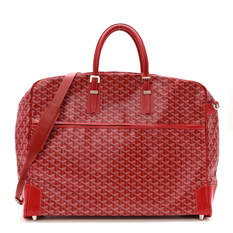 GOYARDINE PORTE-HABITS GARMENT BAG RED
