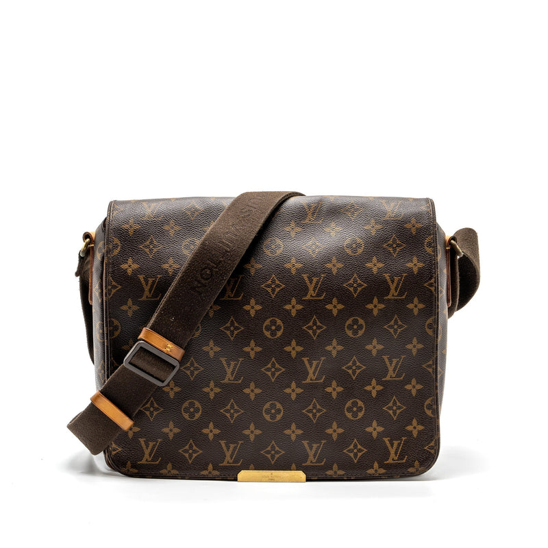 LOUIS VUITTON MEN’S MESSENGER BAG MONOGRAM CANVAS GHW