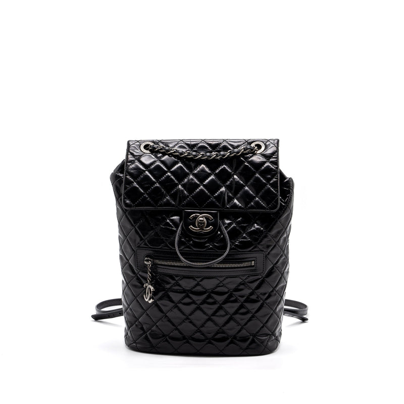 CHANEL LARGE QUILTED MOUNTAIN BACKPACK CALFSKIN BLACK SHW