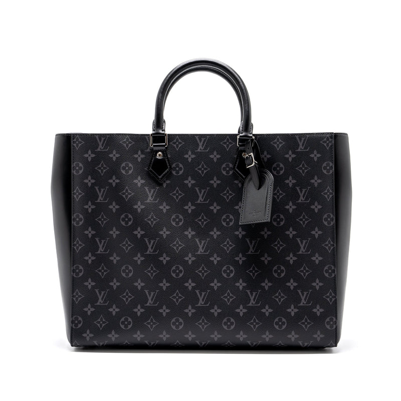 LOUIS VUITTON DOUBLE GRAND SAC MONOGRAM ECLIPSE CANVAS SHW