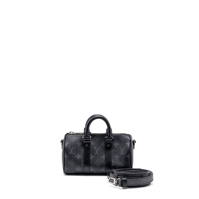 LOUIS VUITTON KEEPALL XS MONOGRAM ECLIPSE REVERSE SHW (NEW VERSION)