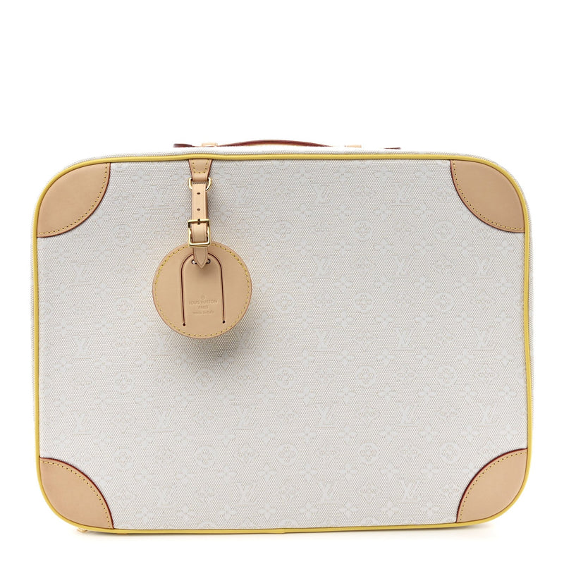 LOUIS VUITTON MONOGRAM JACQUARD BABY SUITCASE BEIGE