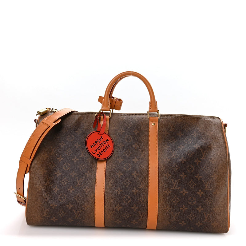 LOUIS VUITTON MONOGRAM DUST KEEPALL BANDOULIERE 50