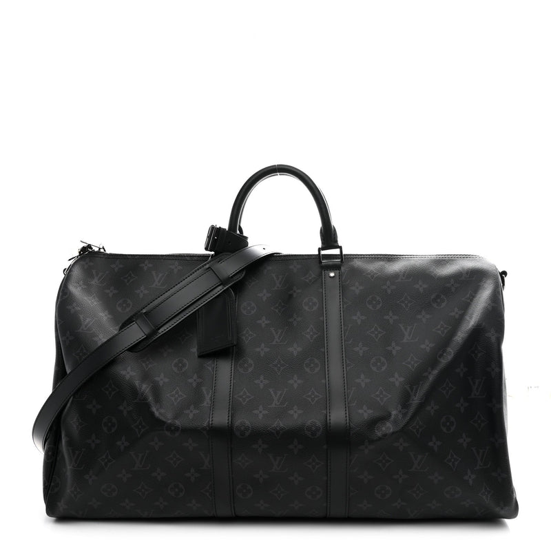 LOUIS VUITTON MONOGRAM ECLIPSE KEEPALL BANDOULIERE 55