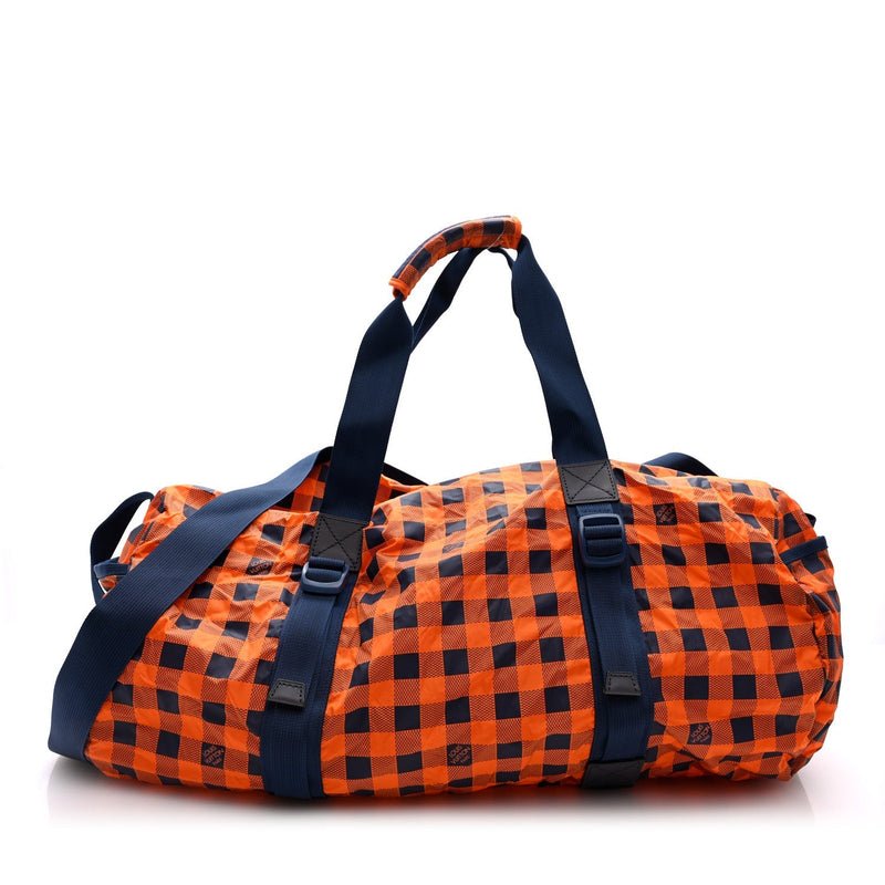 LOUIS VUITTON NYLON DAMIER MASAI ADVENTURE PRACTICAL ORANGE