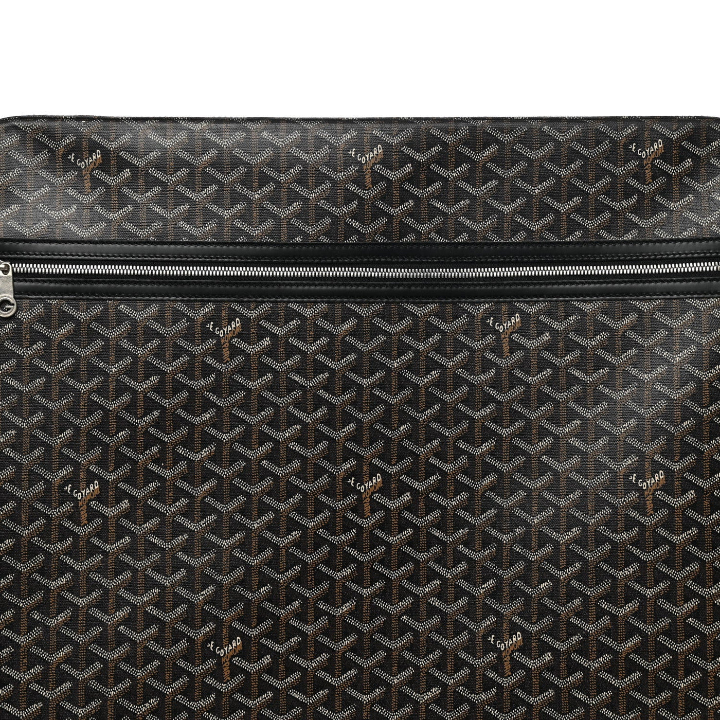 GOYARDINE TROLLEY ROLLING SUITCASE MM BLACK