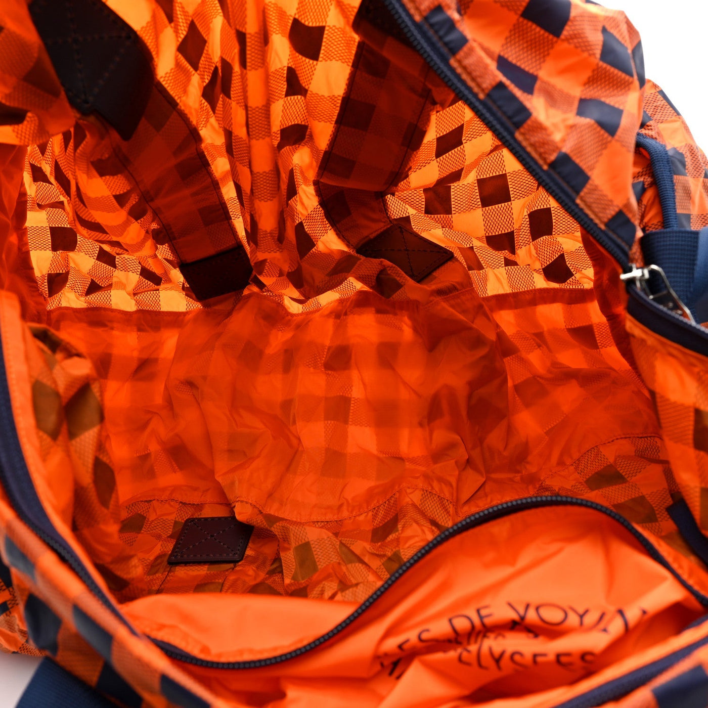 LOUIS VUITTON NYLON DAMIER MASAI ADVENTURE PRACTICAL ORANGE