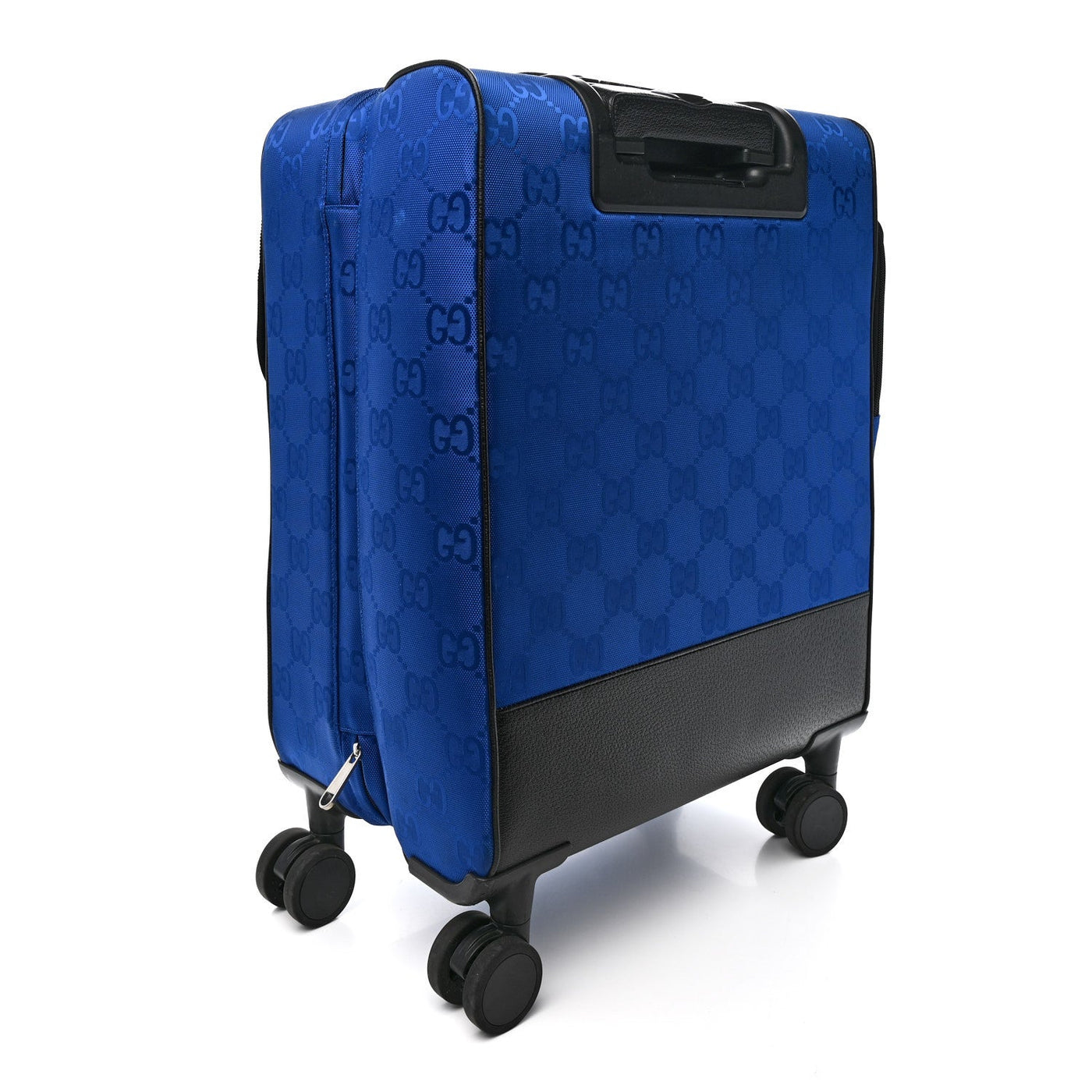 LOUIS VUITTON ECONYL NYLON MONOGRAM OFF THE GRID SUITCASE GUILTED BLUE BLACK