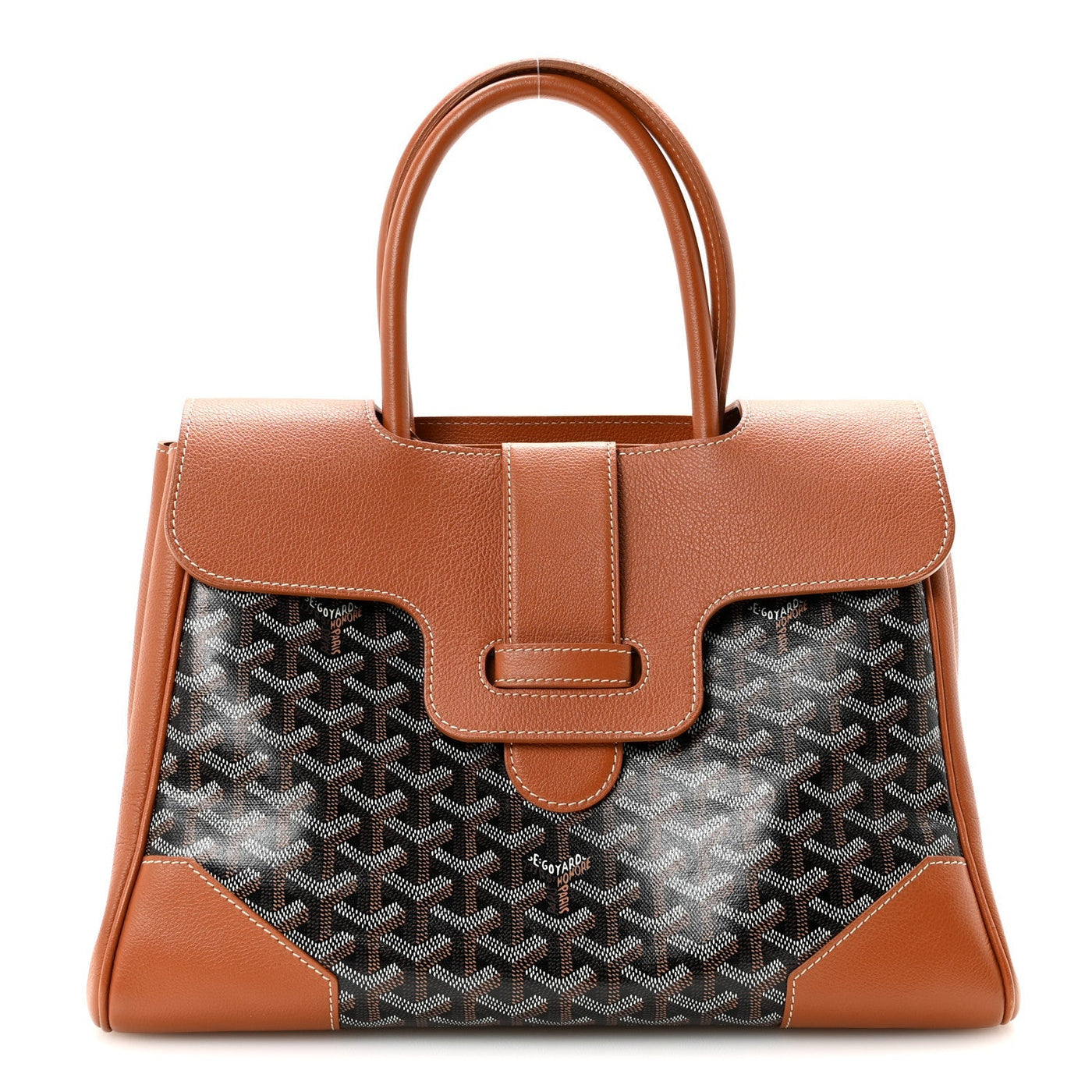 GOYARDINE SAIGON TOTE BLACK GOLD