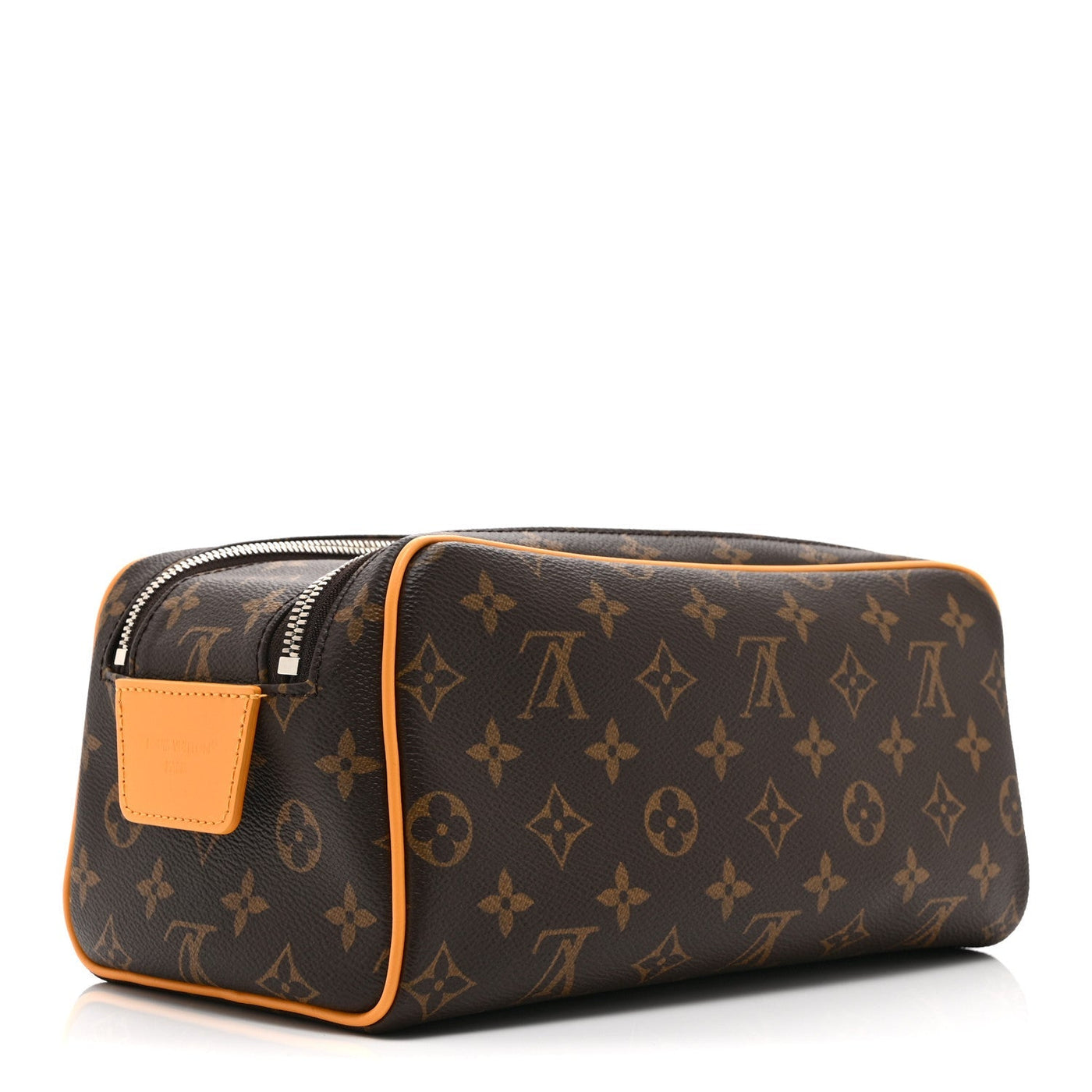 LOUIS VUITTON MONOGRAM DOPP KIT TOILET POUCH SAFRAN YELLOW
