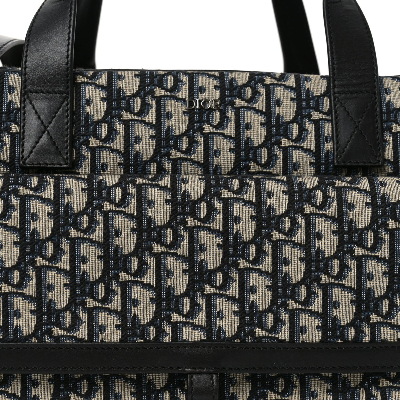 DIOR OBLIQUE CALFSKIN HIT THE ROAD PET CARRIER BLUE
