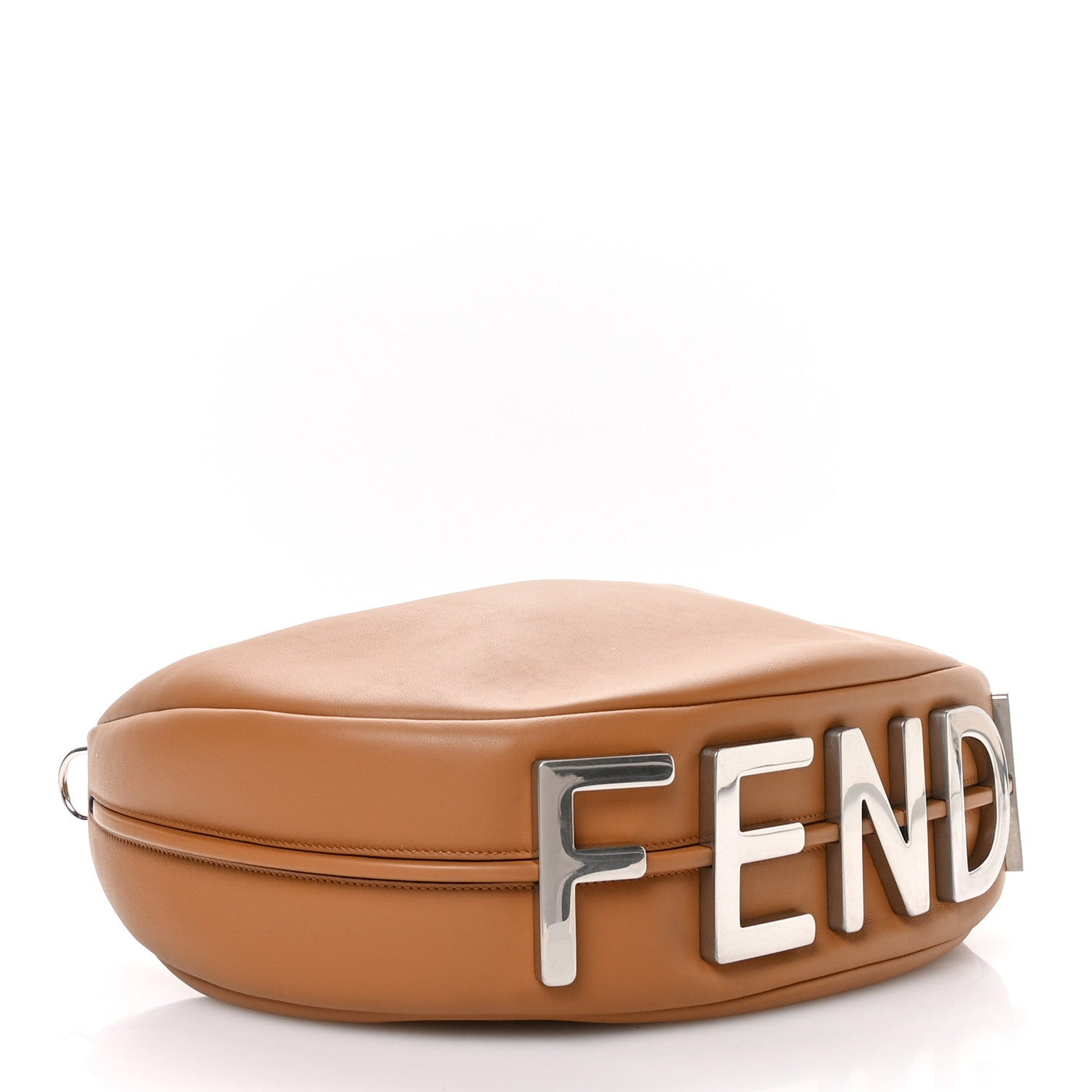 FENDI VITELLO GRACE MATTE MEDIUM FENDIGRAPHY HOBO BAG CARAMELLO