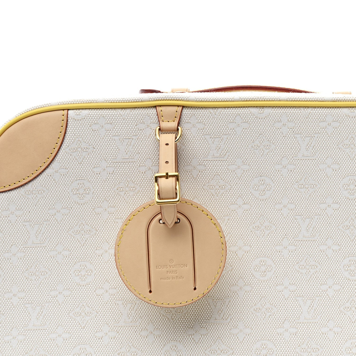 LOUIS VUITTON MONOGRAM JACQUARD BABY SUITCASE BEIGE
