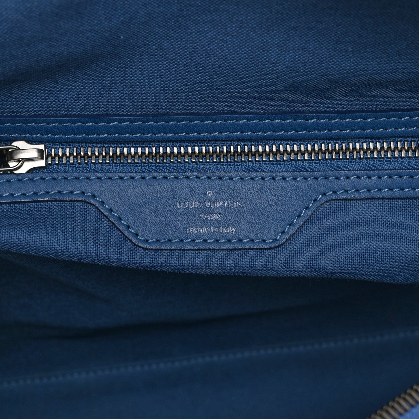 LOUIS VUITTON DAMIER INFINI KEEPALL BANDOULIERE 45 NEPTUNE