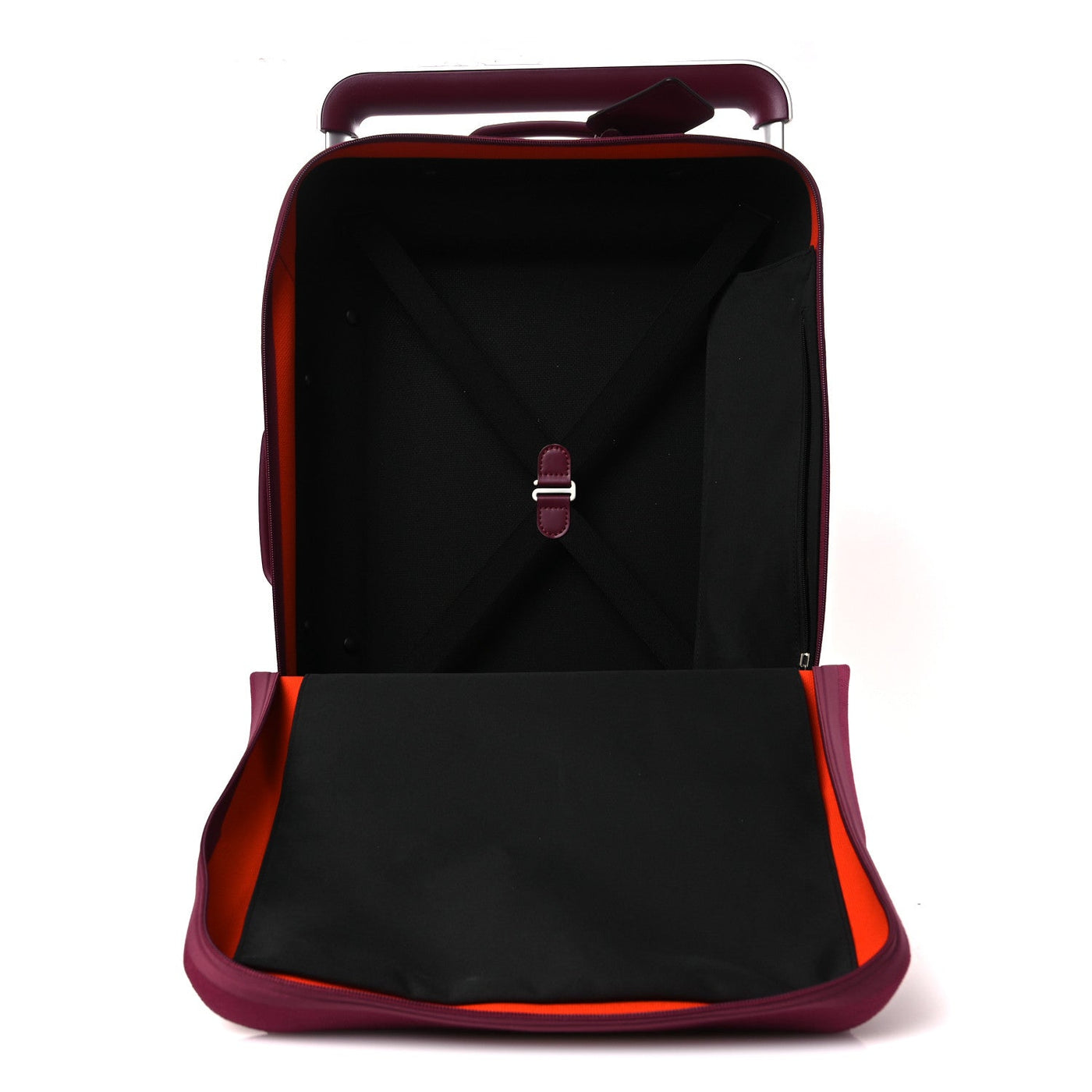 LOUIS VUITTON KNIT MONOGRAM HORIZON SOFT 55 SUITCASE FUCHSIA