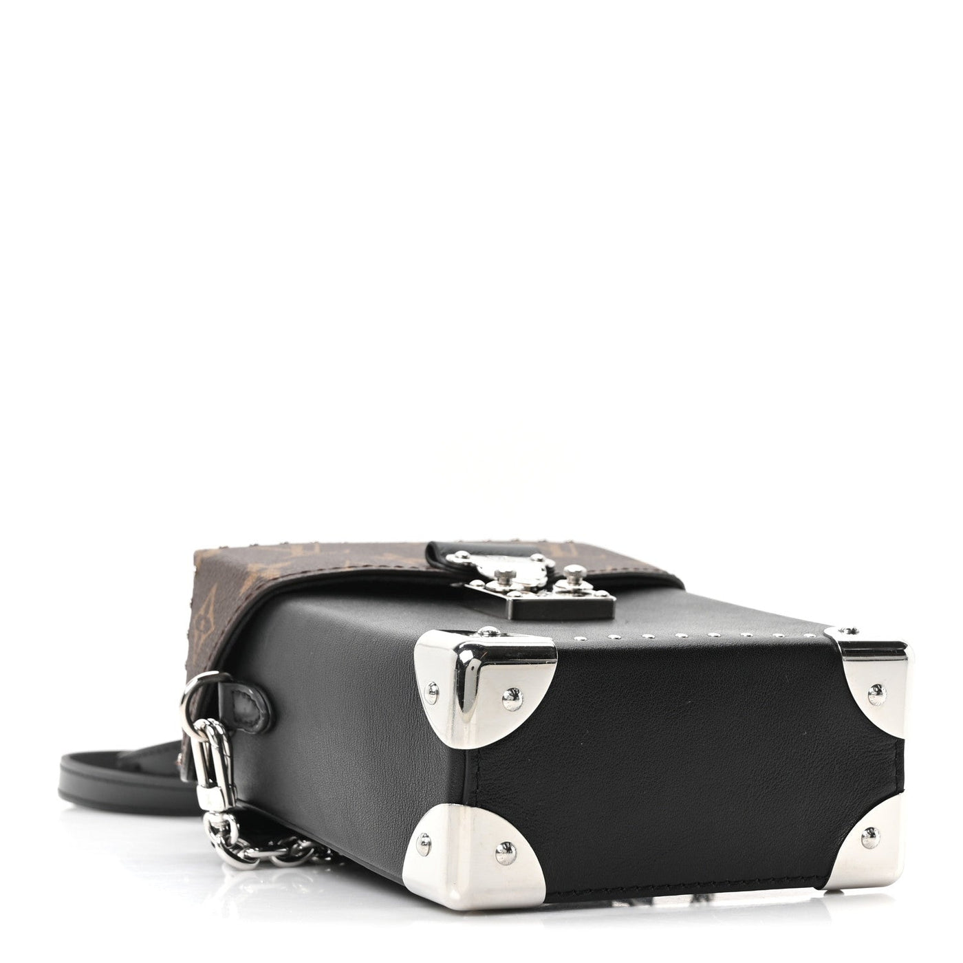 LOUIS VUITTON CALFSKIN MONOGRAM CAMERA BOX VIBE BLACK