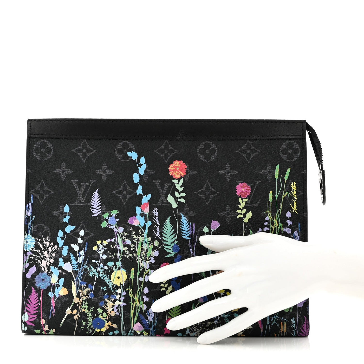 LOUIS VUITTON MONOGRAM ECLIPSE FOLIA POCHETTE VOYAGE MM