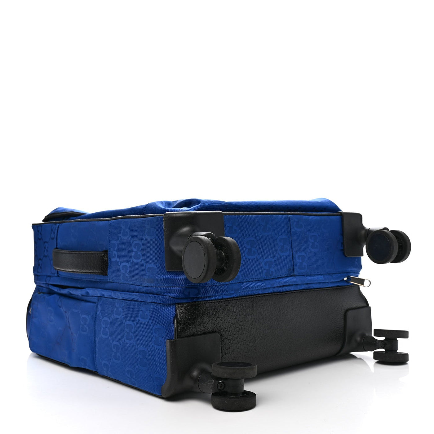 LOUIS VUITTON ECONYL NYLON MONOGRAM OFF THE GRID SUITCASE GUILTED BLUE BLACK