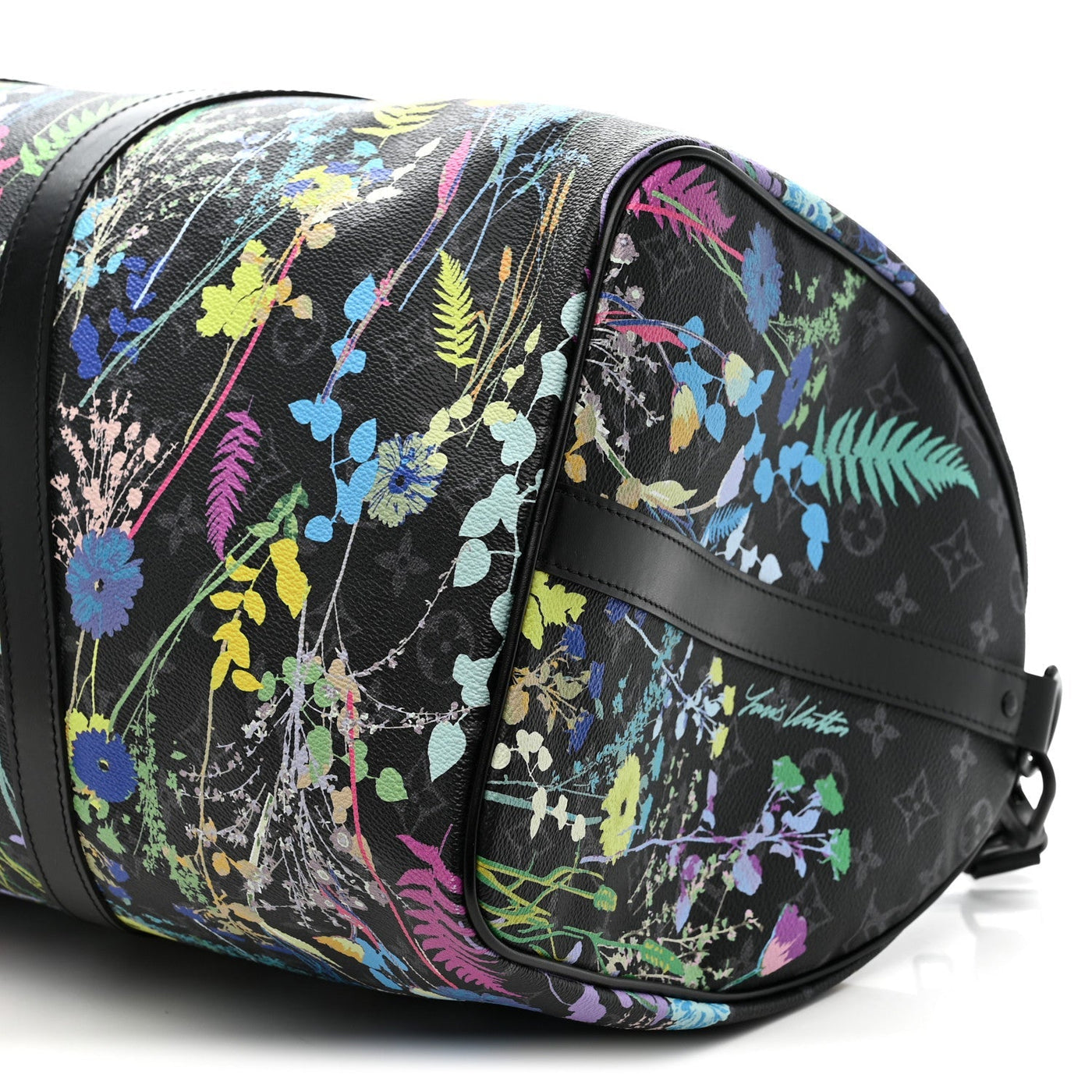 LOUIS VUITTON MONOGRAM ECLIPSE FOLIA KEEPALL BANDOULIERE 50