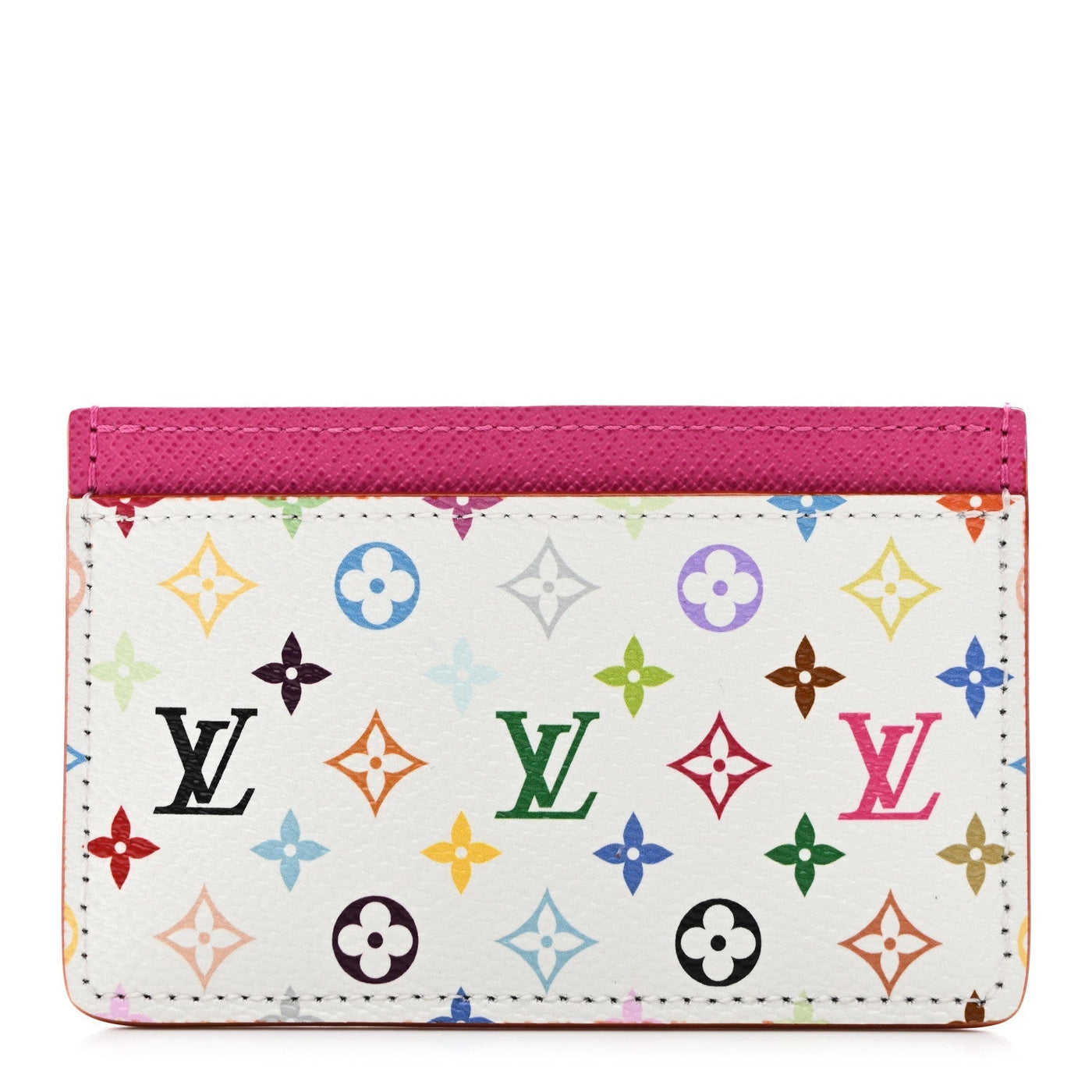 LV X TM MONOGRAM MULTICOLOR CARD HOLDER KAWAII PINK