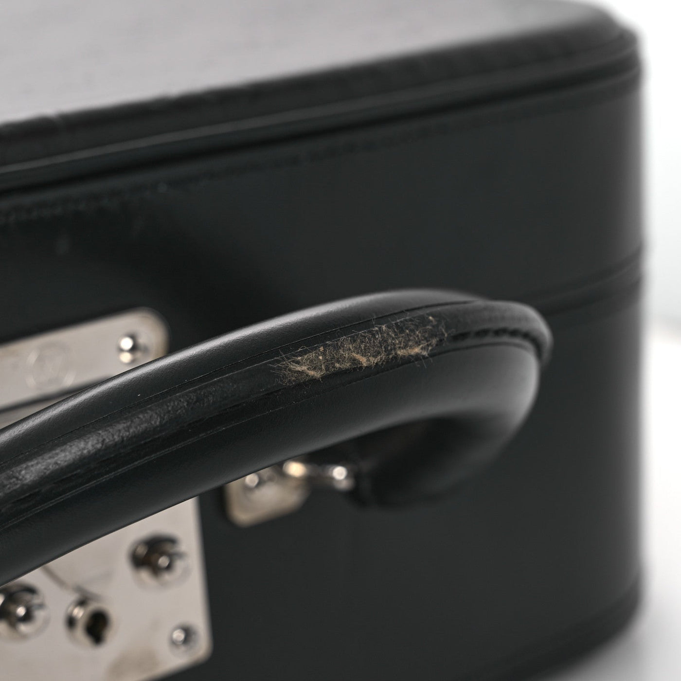LOUIS VUITTON MONOGRAM GLACE VALISETTE MM BLACK