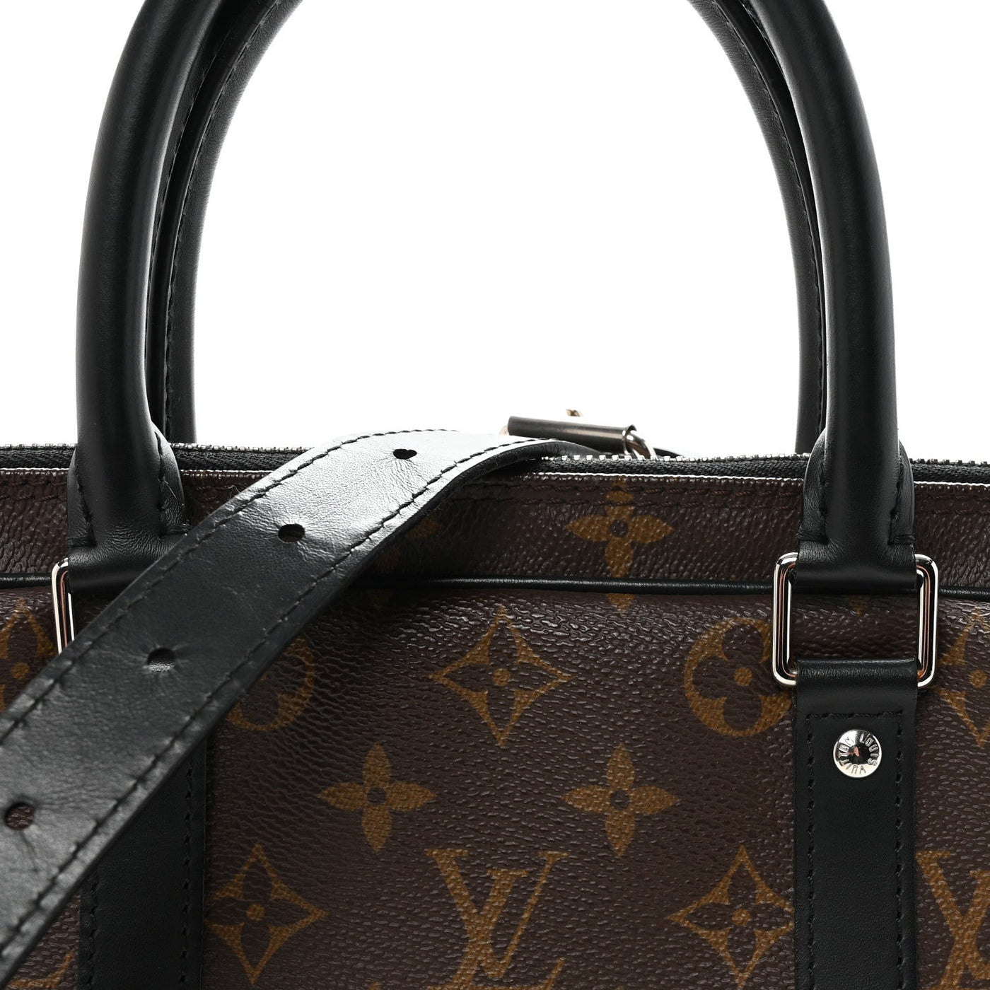 LOUIS VUITTON MONOGRAM MACASSAR PORTE-DOCUMENTS VOYAGE PM