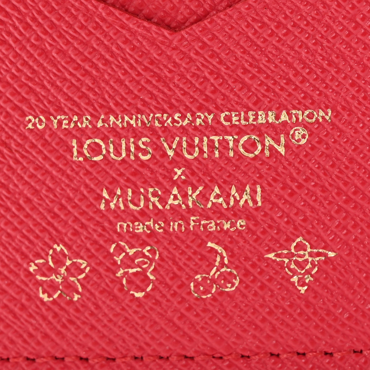 LV X TM MONOGRAM CERISES PASSPORT COVER