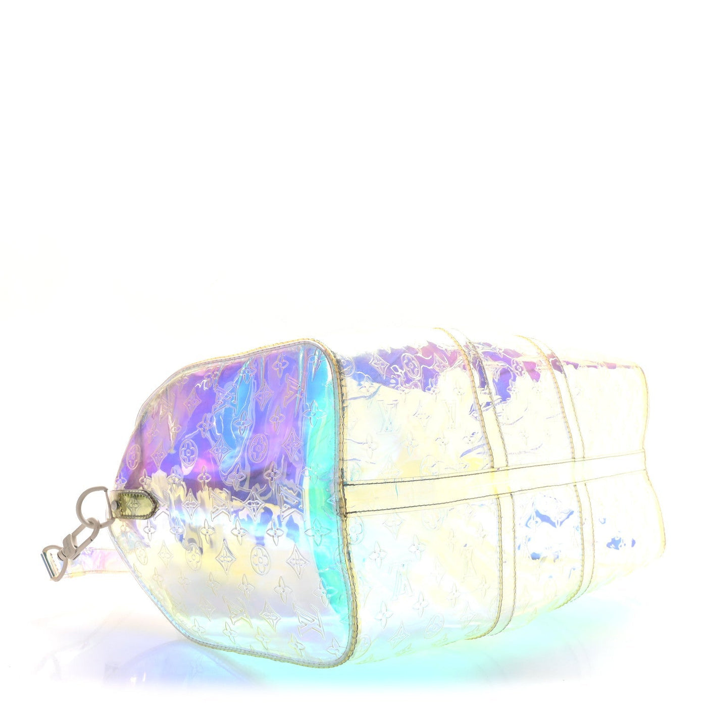 LOUIS VUITTON PVC MONOGRAM KEEPALL BANDOULIERE 50 IRIDESCENT PRISM