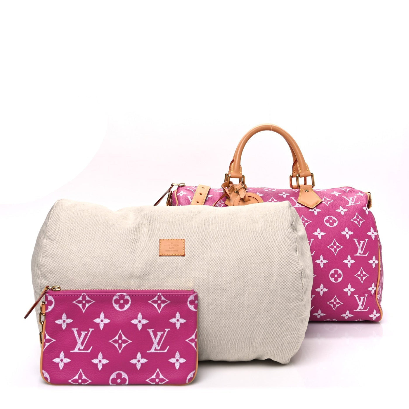 LOUIS VUITTON CALFSKIN MONOGRAM SPEEDY P9 BANDOULIERE 40 AGATE