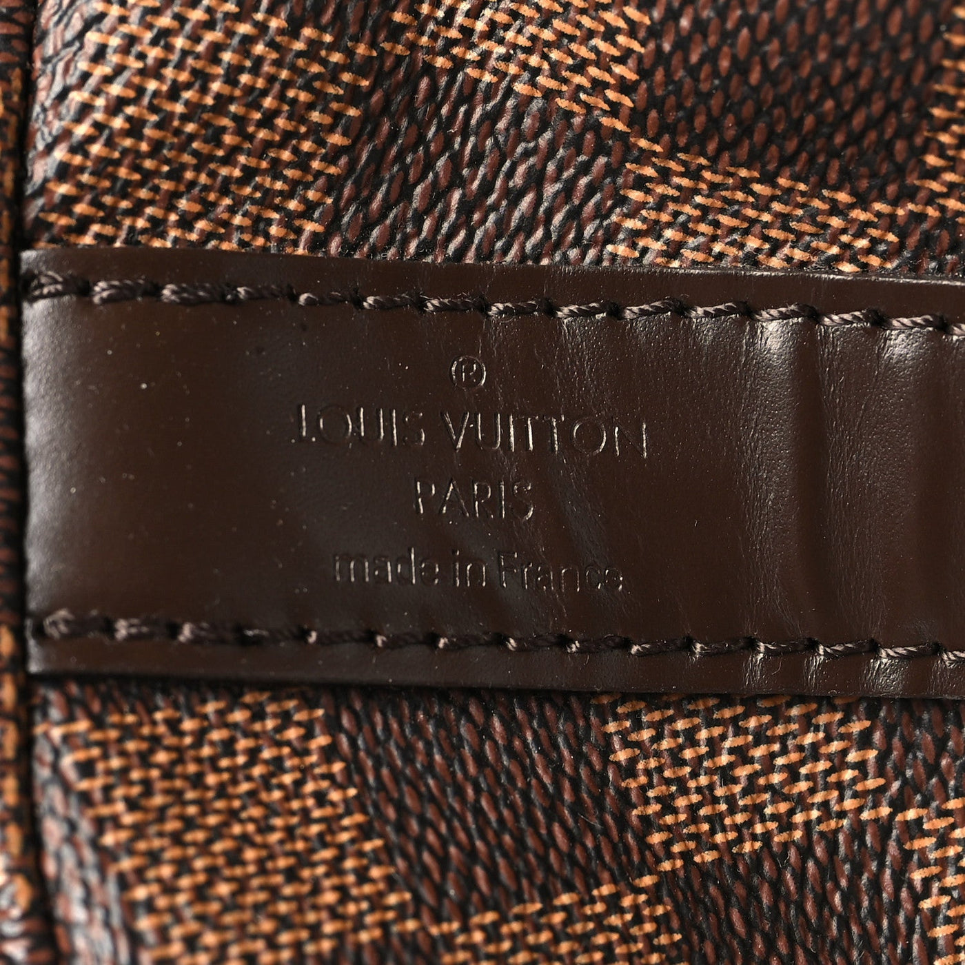 LOUIS VUITTON DAMIER EBENE WEEKENDER BEAUBOURG GM