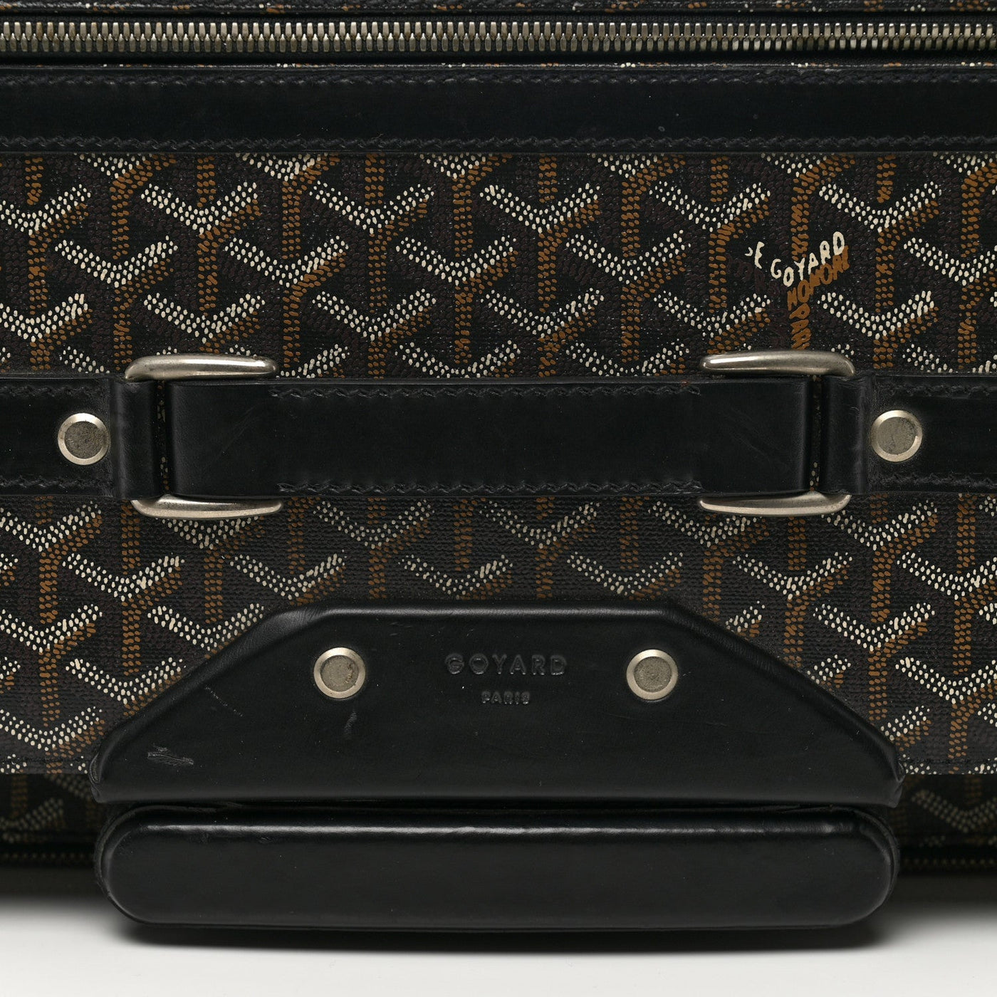 GOYARDINE TROLLEY ROLLING SUITCASE MM BLACK