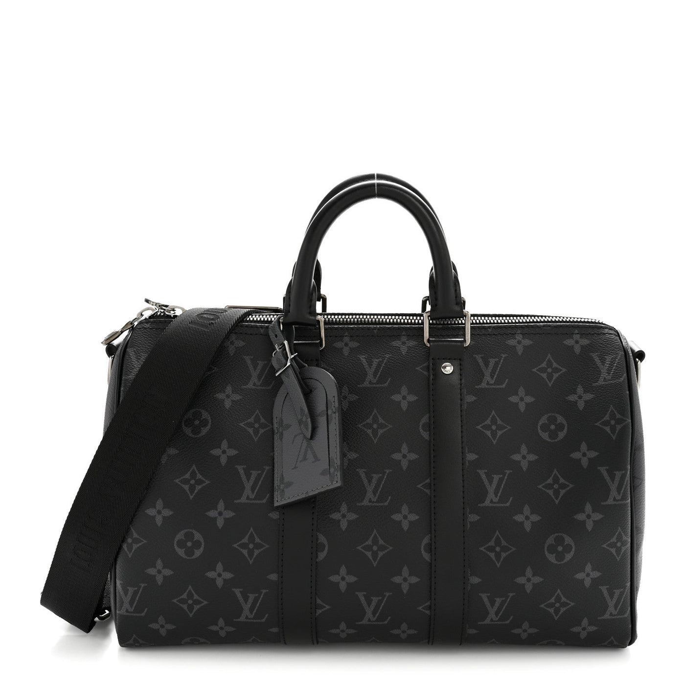 LOUIS VUITTON MONOGRAM ECLIPSE REVERSE KEEPALL BANDOULIERE 35