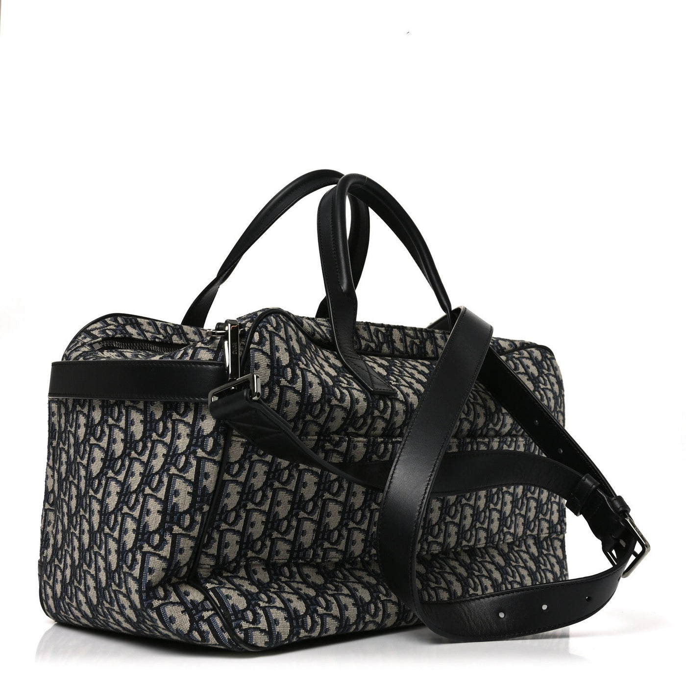 DIOR OBLIQUE CALFSKIN HIT THE ROAD PET CARRIER BLUE