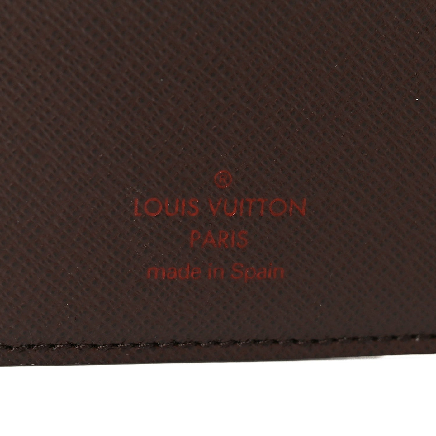 LOUIS VUITTON DAMIER EBENE PASSPORT COVER