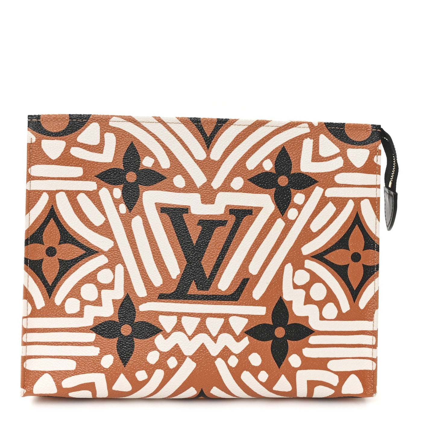 LOUIS VUITTON MONOGRAM GIANT CRAFTY POCHETTE TOILETRY 26 CREME CARAMEL