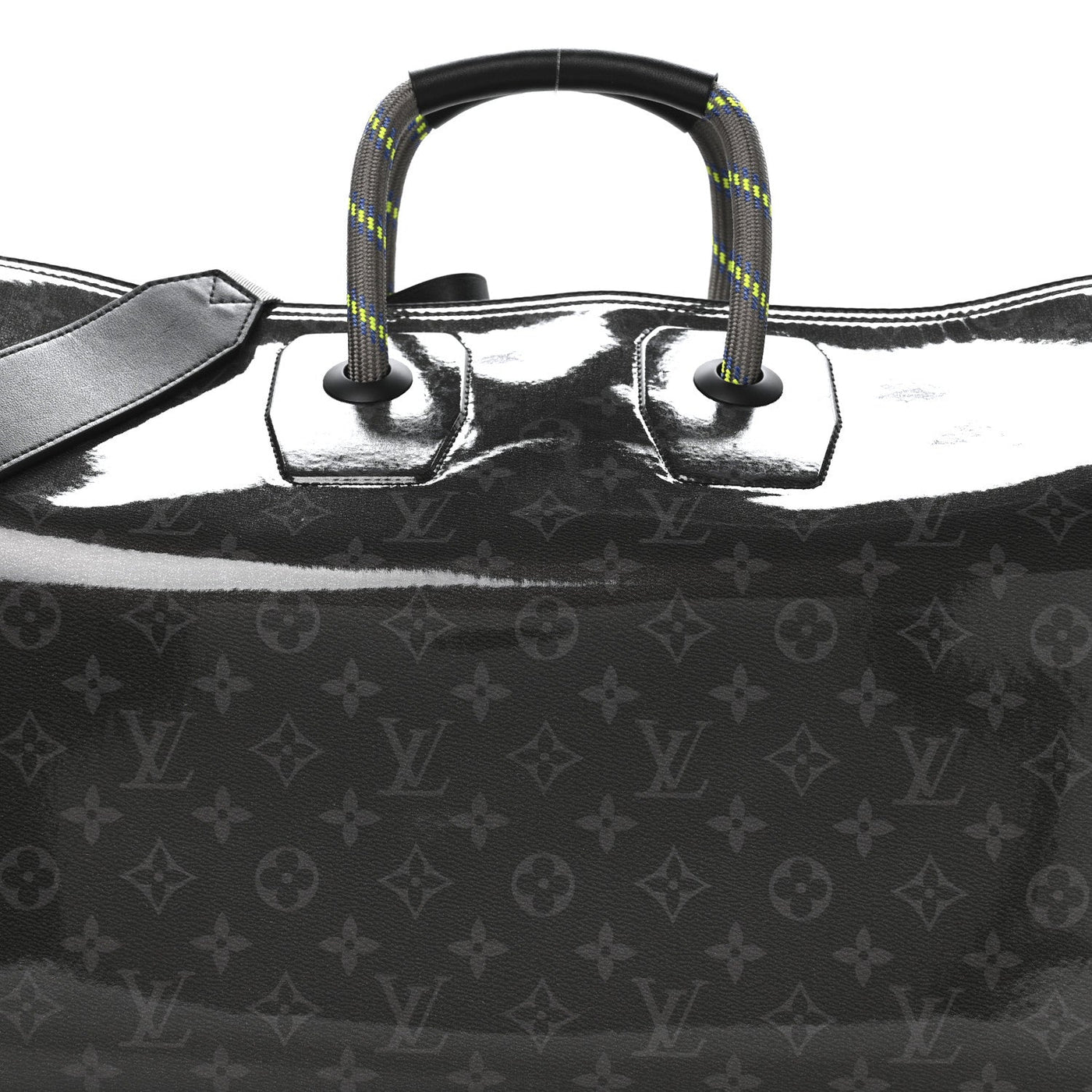 LOUIS VUITTON MONOGRAM ECLIPSE GLAZE KEEPALL BANDOULIERE 50