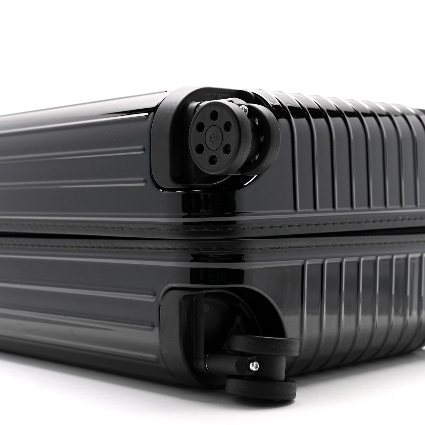 RIMOWA GLOSS POLYCARBONATE ESSENTIAL LITE CABIN BLACK