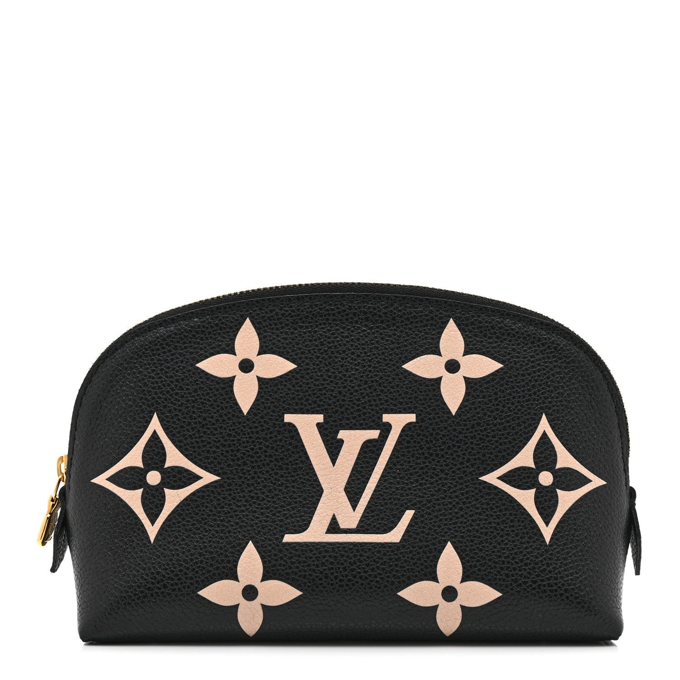 LOUIS VUITTON EMPREINTE MONOGRAM GIANT COSMETIC POUCH BLACK BEIGE