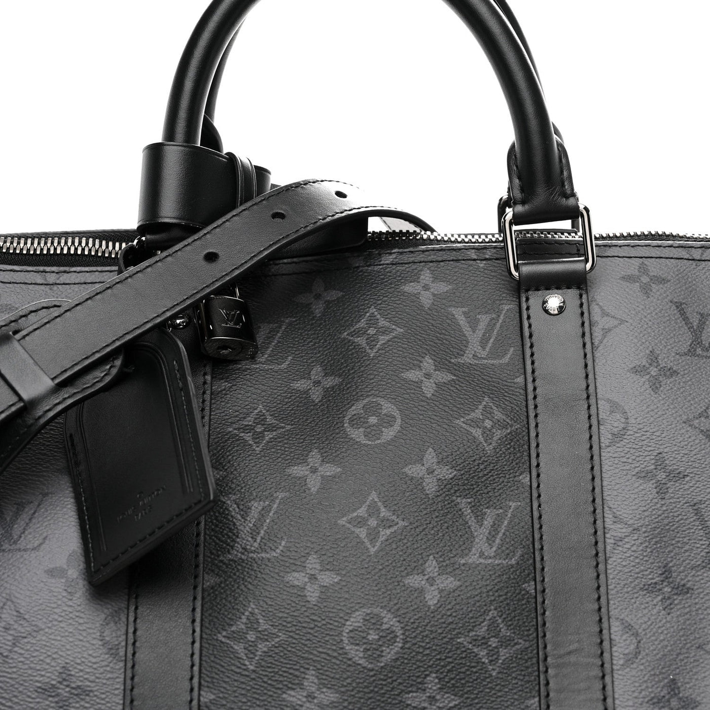 LOUIS VUITTON REVERSE MONOGRAM ECLIPSE KEEPALL BANDOULIERE 50