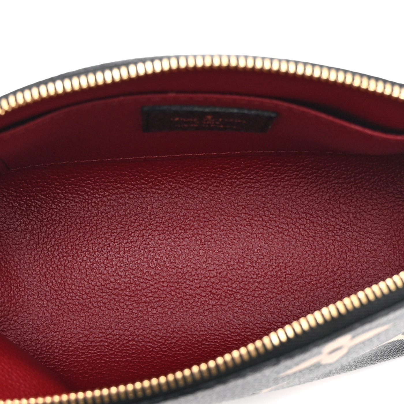 LOUIS VUITTON EMPREINTE MONOGRAM GIANT COSMETIC POUCH BLACK BEIGE