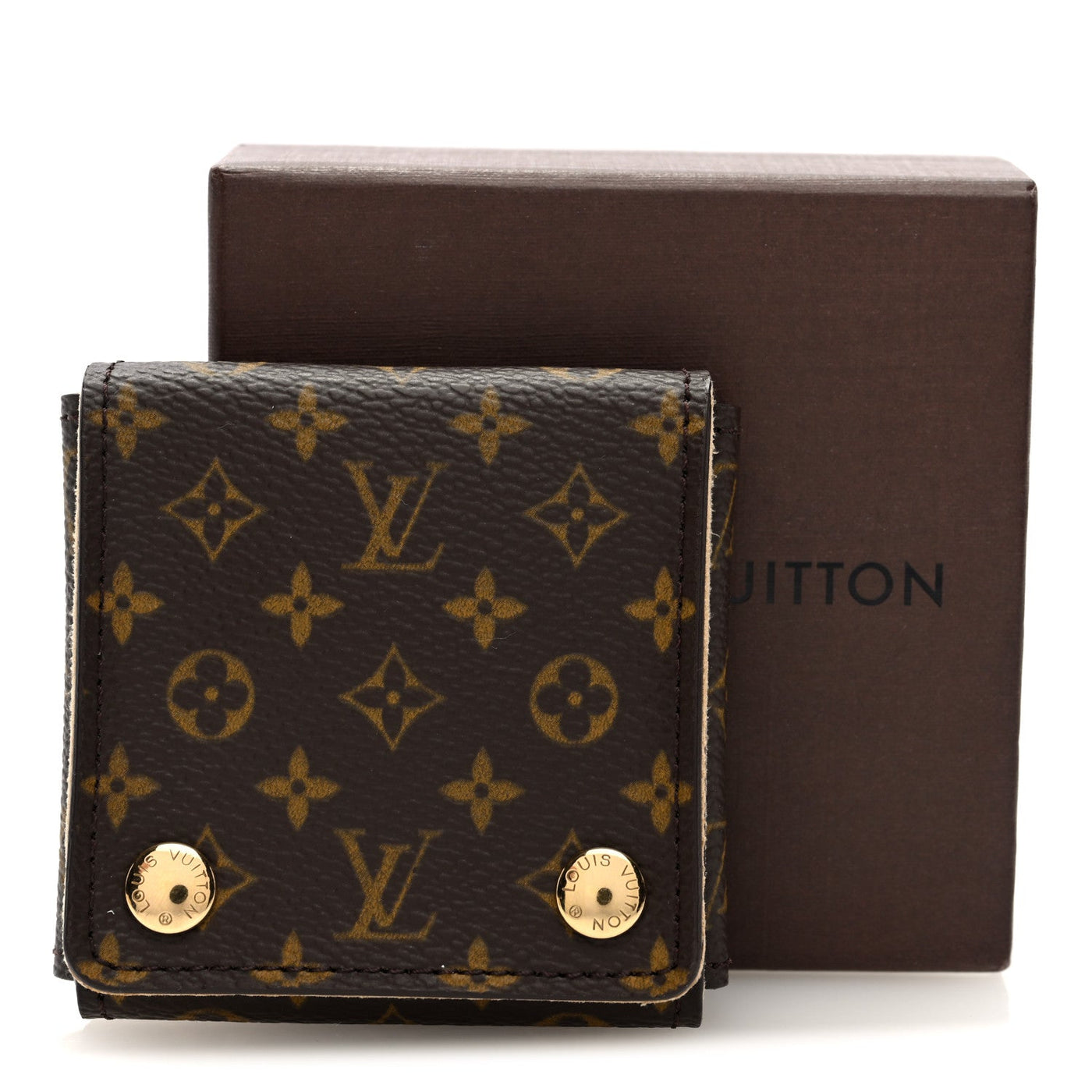 LOUIS VUITTON MONOGRAM FOLDING JEWELRY CASE PM
