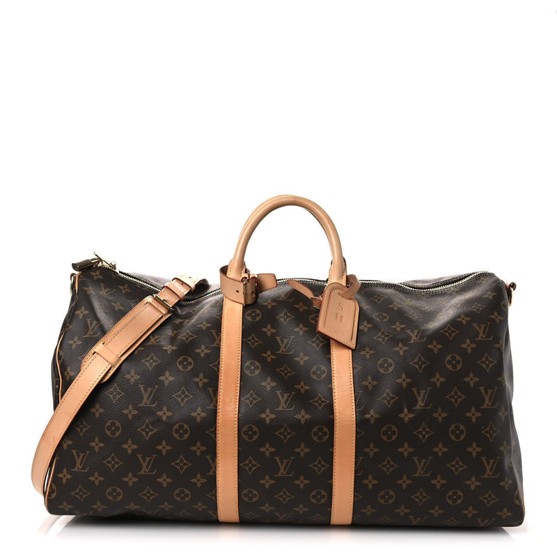LOUIS VUITTON MONOGRAM KEEPALL BANDOULIERE 55
