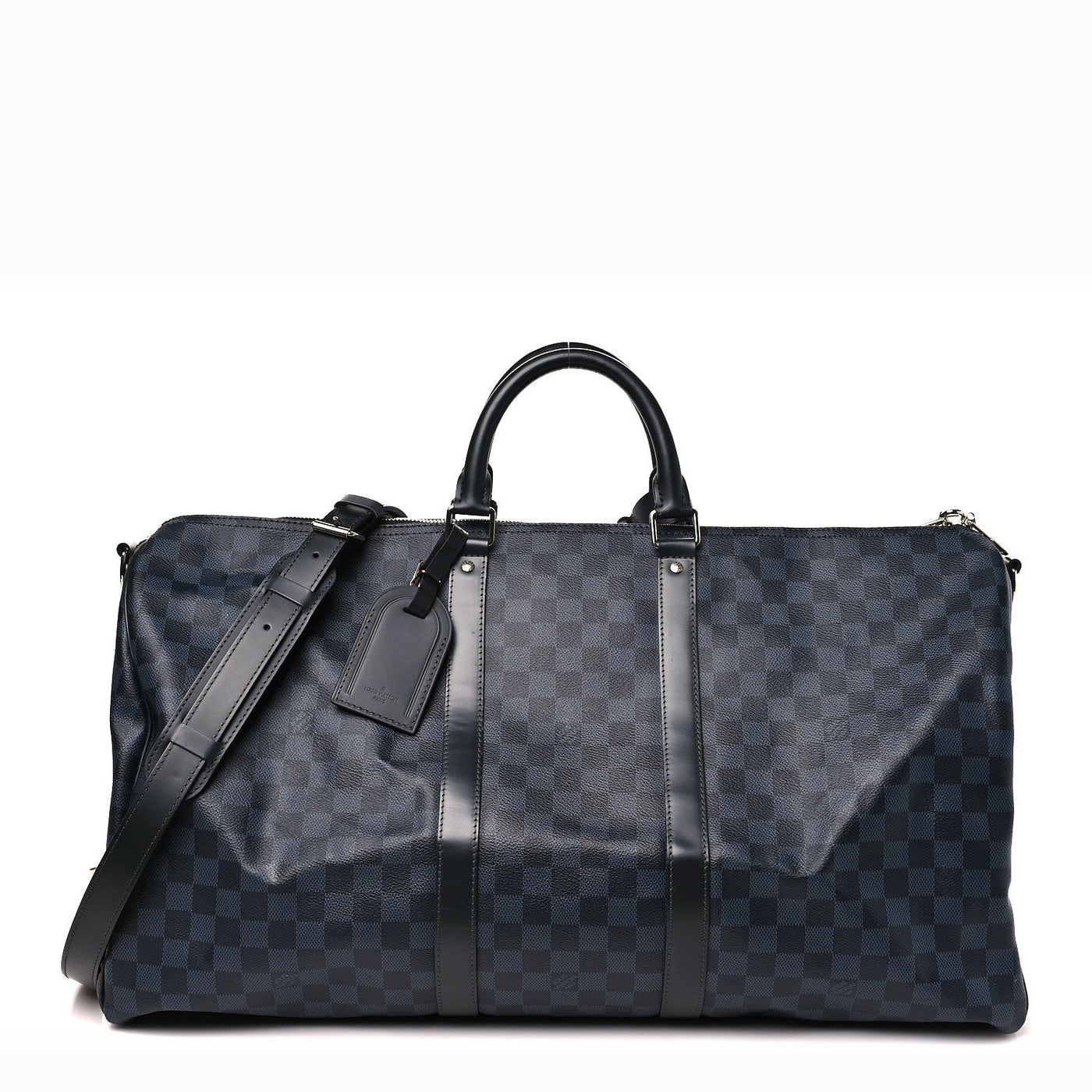 LOUIS VUITTON DAMIER COBALT KEEPALL BANDOULIERE 55