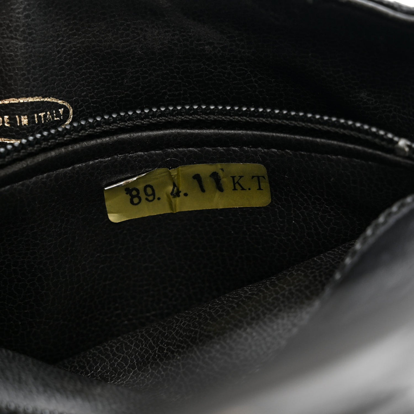 CELINE PATENT FLAP WAIST BELT BAG BLACK