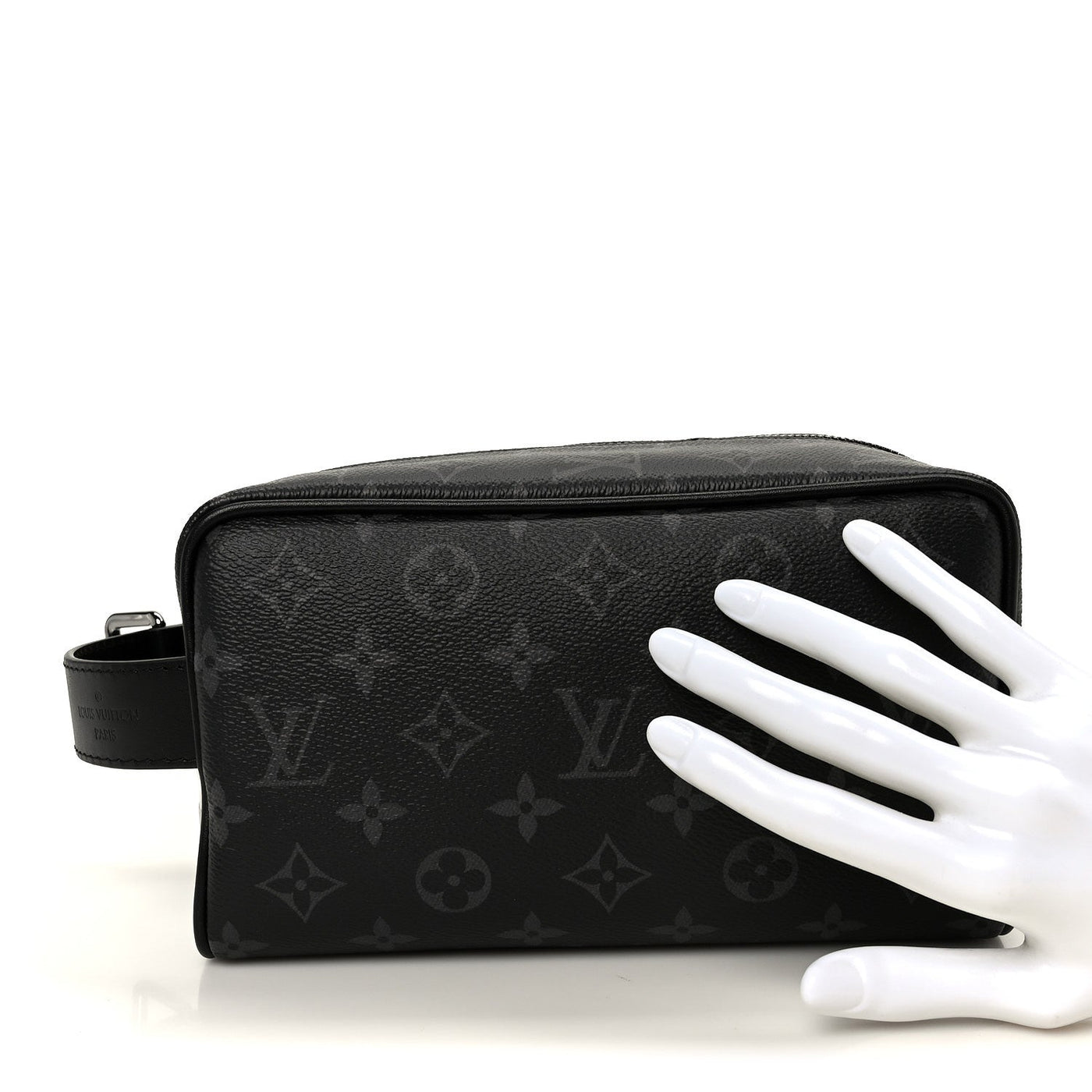LOUIS VUITTON MONOGRAM ECLIPSE DOPP KIT TOILET POUCH