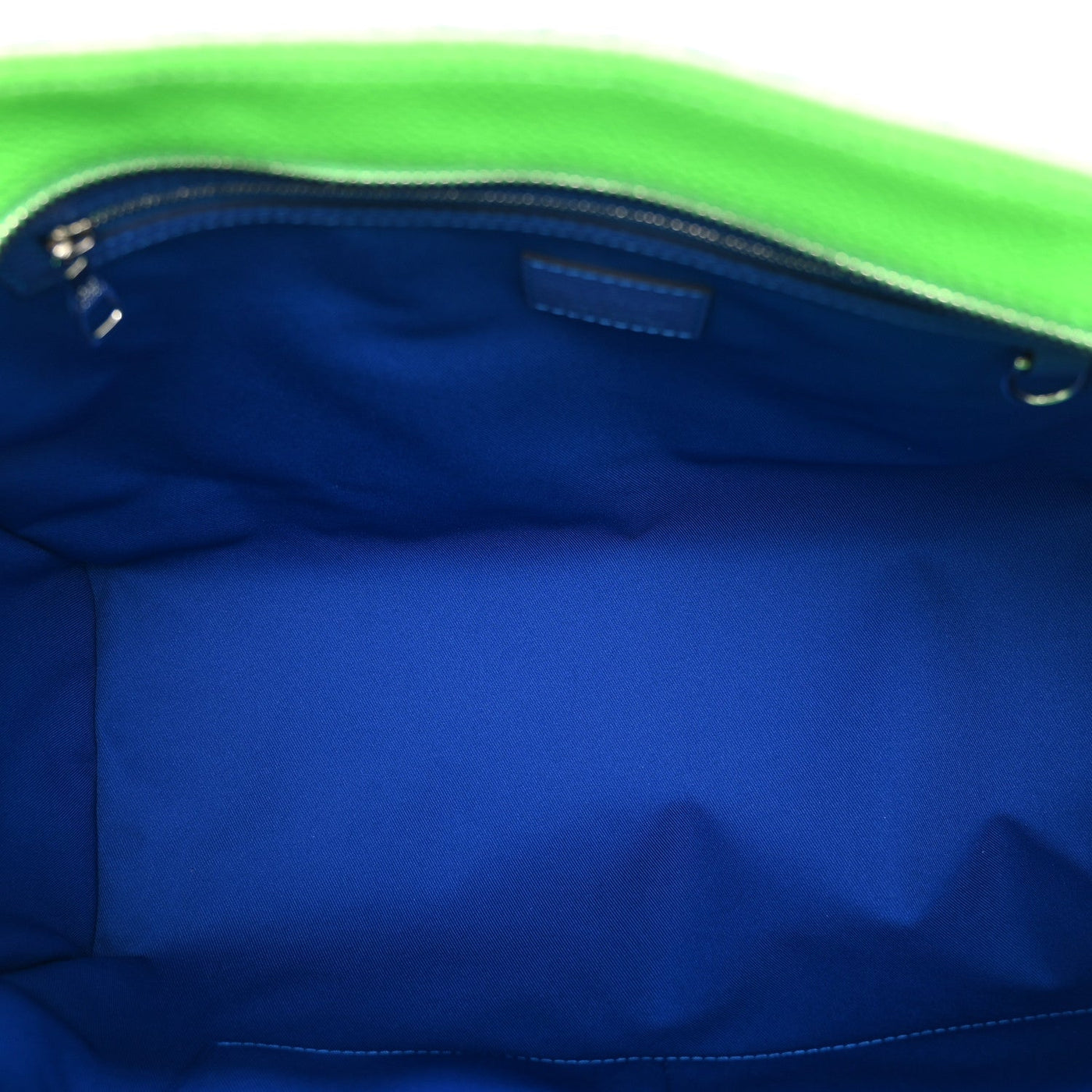 LOUIS VUITTON TAURILLON ILLUSION KEEPALL TOTE BLEU VERT