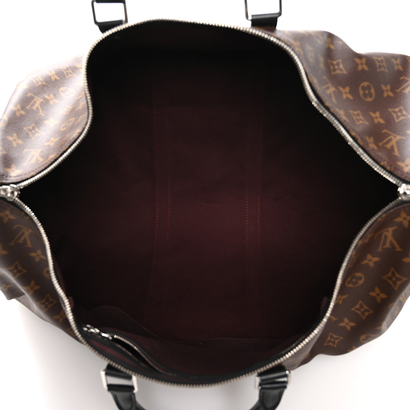 LOUIS VUITTON MONOGRAM MACASSAR KEEPALL BANDOULIERE 55