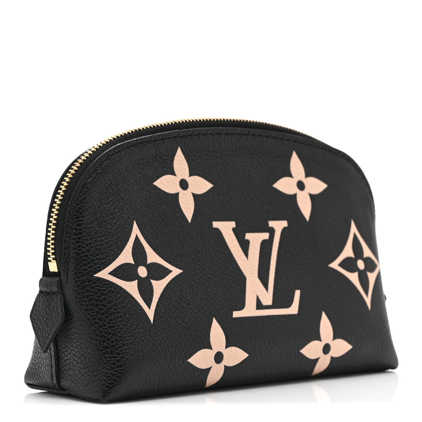 LOUIS VUITTON EMPREINTE MONOGRAM GIANT COSMETIC POUCH BLACK BEIGE